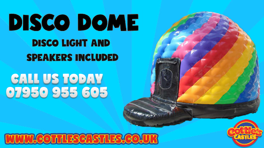 disco dome bouncy castle hire